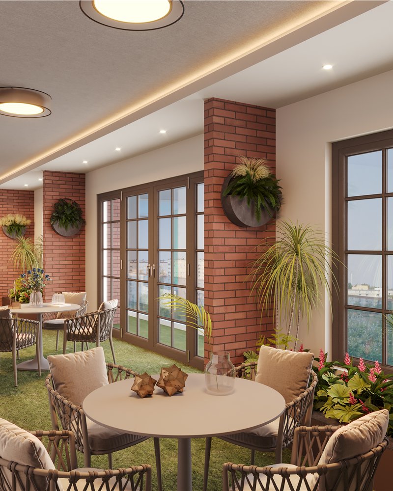Community lounge at Sun Garnet