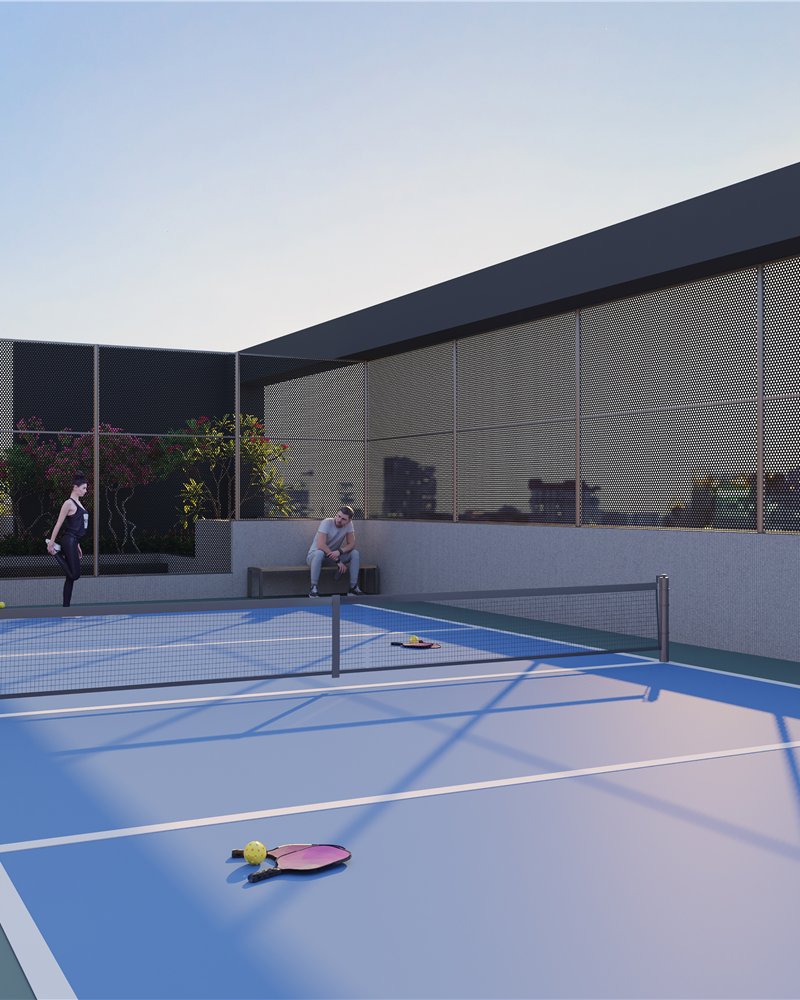 Pickleball court at Sun Garnet