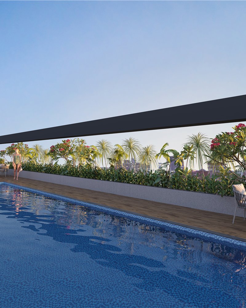 Swimming pool at Sun Garnet Keshav Nagar