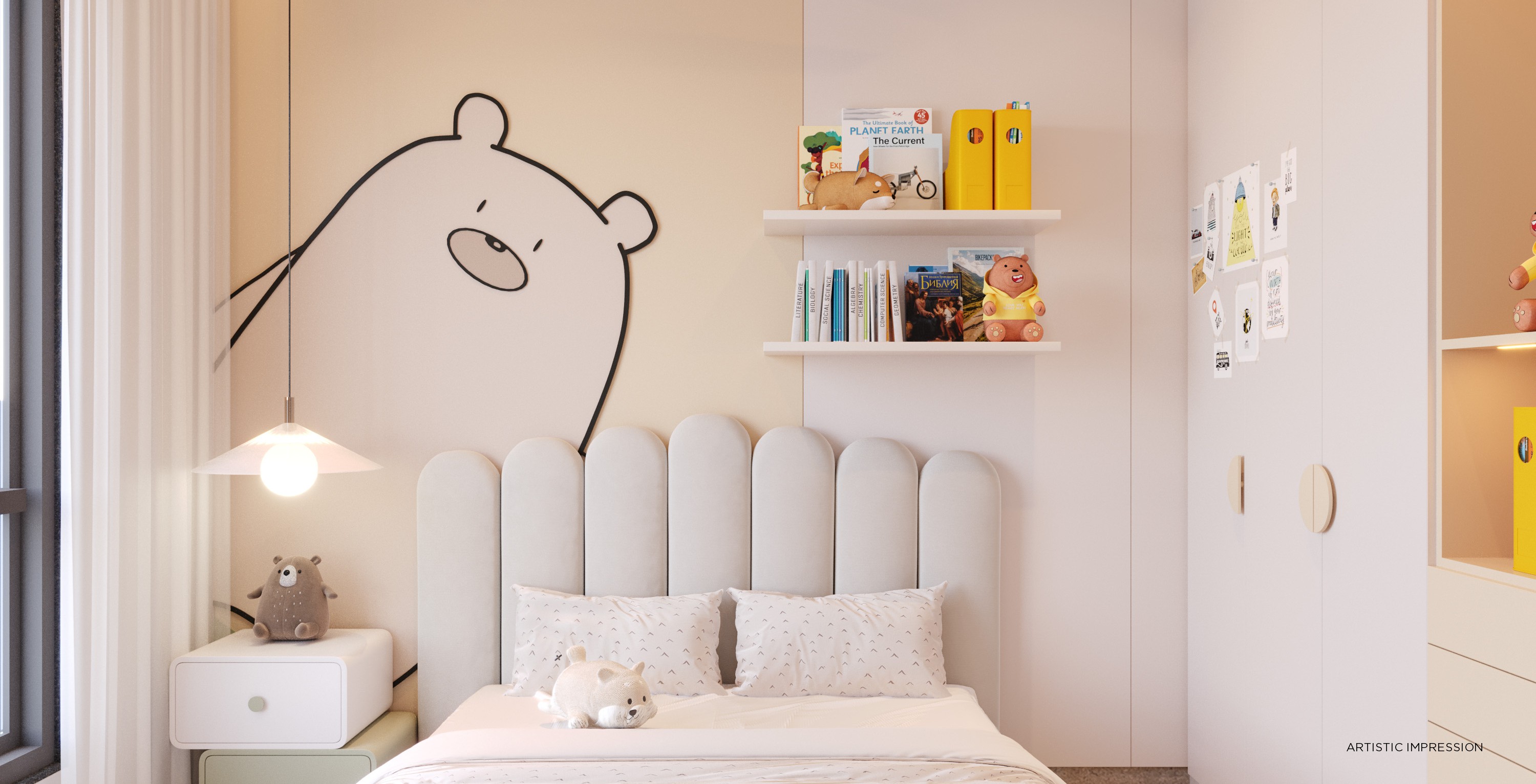 Sun Glory Kids Bedroom - 3 BHK Interiors