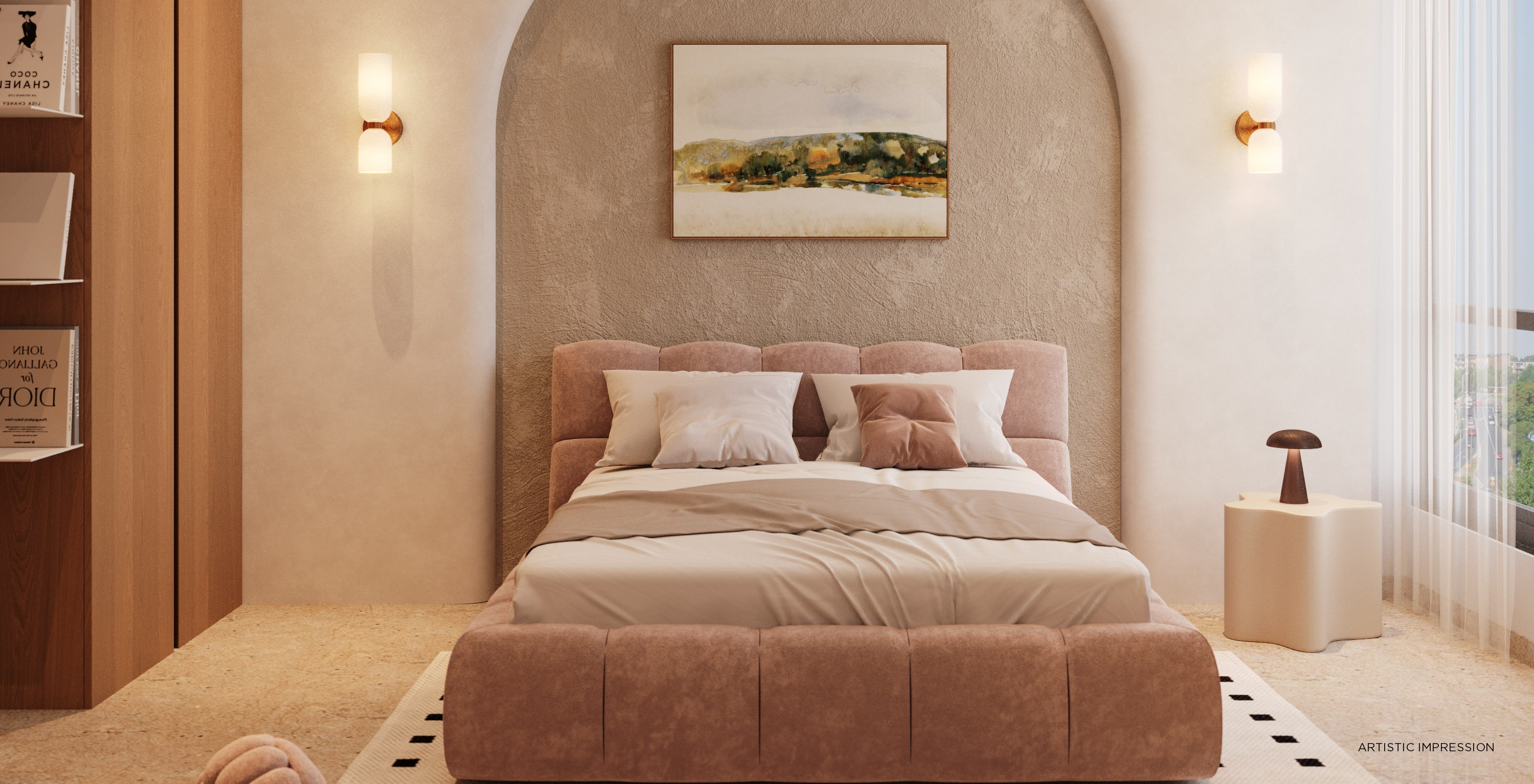 Sun Glory Master Bedroom - 3 BHK Interiors