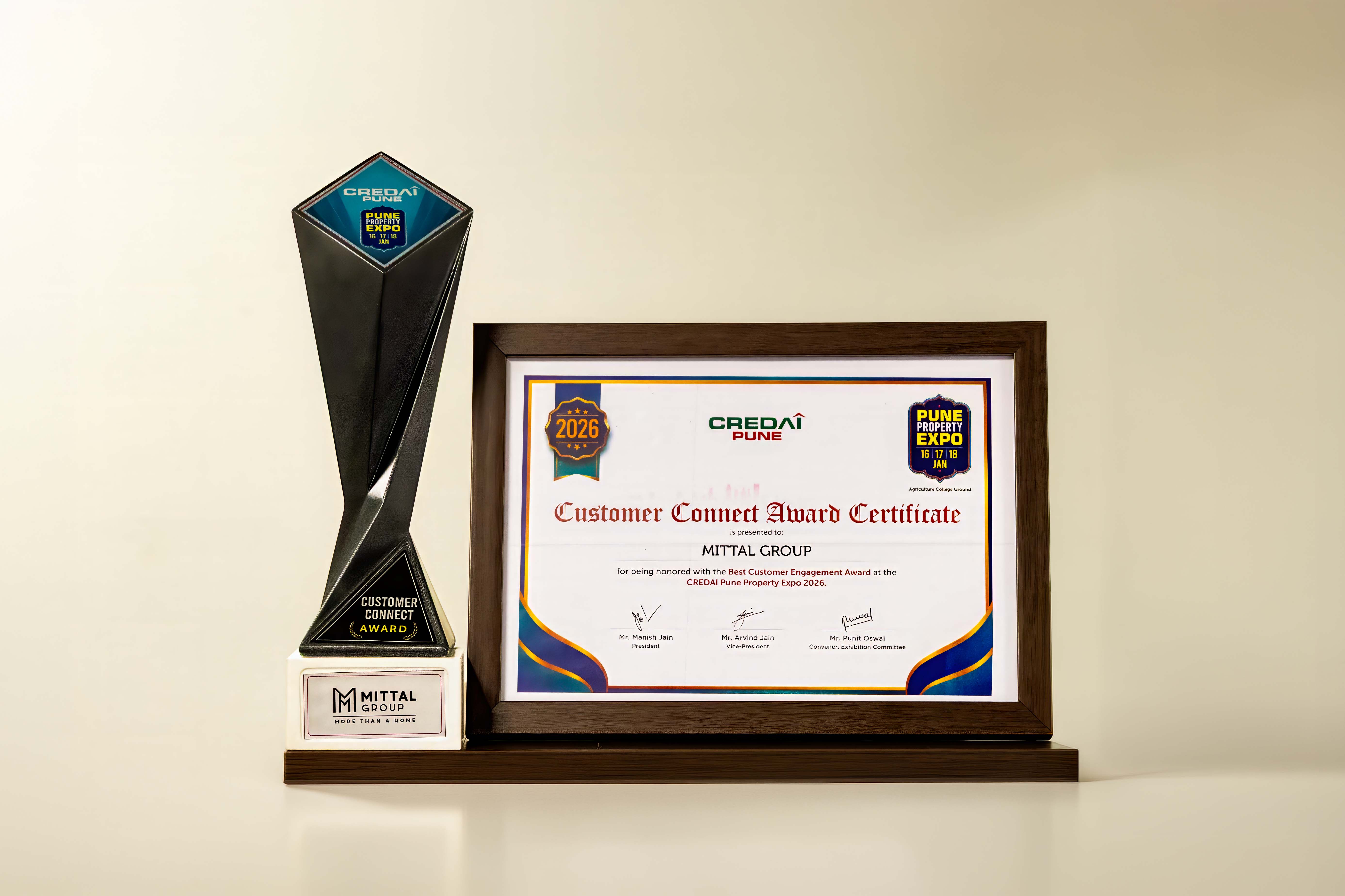 Mittal Group Wins Credai Award